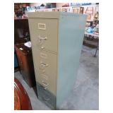 5 DRAWER SHAW-WALKER METAL FILE CABINET