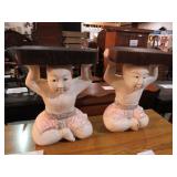 (2X) ORIENTAL ROSIN PLANT STANDS