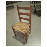 CANE BOTTOM LADDER BACK CHAIR