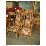 (6X) BAMBOO DINING CHAIRS FROM MALAYSIA