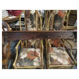 OAK WALL HAT RACK 63"L