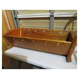 EARLY DOVE TAILED CRADLE SCROLLED SIDE