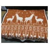 WESTERN AZTEC STYLE PONCHO 67" X 34"