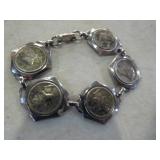 SILVER MERCURY DIME BRACELET