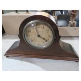 ANSONIA ANTIQUE MANTEL CLOCK W/ KEY & PENDULUM