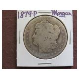 1879 P MORGAN SILVER DOLLAR 90%