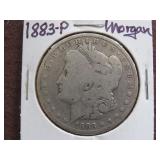 1883 P MORGAN SILVER DOLLAR 90%