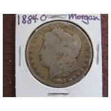 1884 O MORGAN SILVER DOLLAR 90%