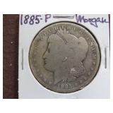 1885 P MORGAN SILVER DOLLAR 90%