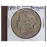 1891 O MORGAN SILVER DOLLAR 90%