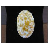 JASPER GEMSTONE STAMPED 925 RING SIZE 8