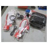 COLLECTION OF GUN LOCKS & RIFLE SLEEVE