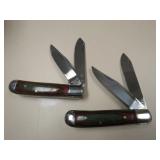 PAIR OF USA MADE SCOTT CUTLERY TRAPPERS