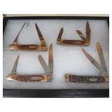 (4) MINT JOHN PRIMBLE POCKET KNIVES