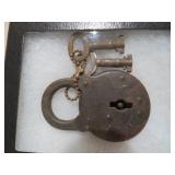 6 LEVERS PADLOCK WITH TWO KEYS