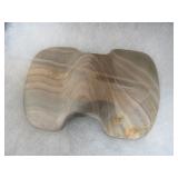 CONTEMPORARY COLORFUL BANDED SLATE BUTTERFLY