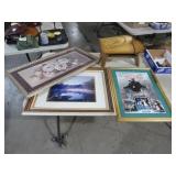 (3) FRAMED PICTURES VARIOUS SIZE