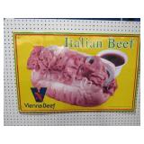 LG TIN ITALIAN BEEF SIGN