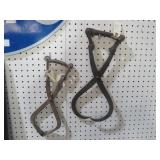 PAIR OF VINTAGE ICE TONGS
