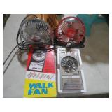 COLLECTION OF SMALL FANS