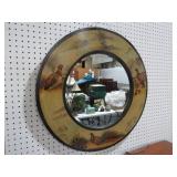 HAND PAINTED PHEASANT MIRROR