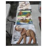 (3) OIL PAINTINGS ON CANVAS