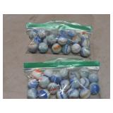 (2) BAGS OF OLD SHOOTING MARBLES