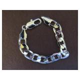 HEAVY LINK STAMPED 925 BRACELET