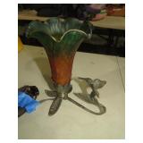 METAL BASE W/ HUMMINGBIRD NIGHT LIGHT