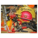 COLLECTION OF B&D CIRCULAR SAW/ CLAMPS/BITS & MISC