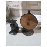 PAIR OF SCALES - (1) MADE BY SALTER