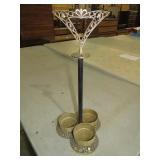 BRASS ORNATE CANDLE HOLDER