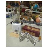 SEARS VINTAGE BLENDER & UNIVERSAL MEAT CHOPPER