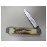 CASE DOUBLE X BONE HDL SINGLE BLADE POCKET KNIFE