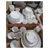 (2) BOXES OF HAND PAINTED CHINA