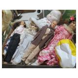 PORCELAIN DOLLS / (2) GONE W THE WIND DOLLS