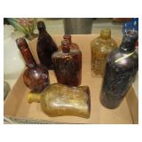 BOX OF ANTIQUE BOTTLES