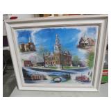FRAMED CITY OF SEVIERVILLE SIGNED RANDALL OGLE
