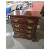 CHERRY AMERICAN DREW 4 DRAWER NIGHT STAND