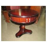 BOMBAY 2 DOOR ROLLIN FRONT PEDESTAL CENTER TABLE