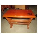 HANDMADE INLAID TOP SIDE TABLE