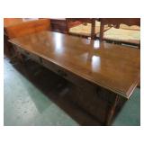 ETHAN ALLEN 2 DRAWER COFFEE TABLE