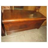 ANTIQUE CASWELL RUMYAN CEDAR BLANKET CHEST