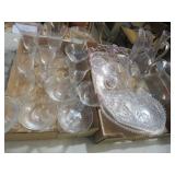(2) BOXES OF GLASSWARE