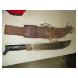 PANAMA KNIFE W/LEATHER SHEATH