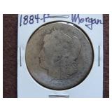 1884 P MORGAN SILVER DOLLAR 90%