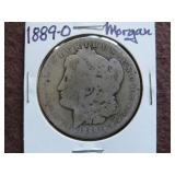 1889 O MORGAN SILVER DOLLAR 90%