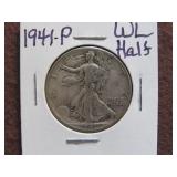 1941 P WALKING LIBERTY HALF DOLLAR 90%