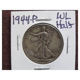 1944 P WALKING LIBERTY HALF DOLLAR 90%