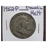 1952 P FRANKLIN HALF DOLLAR 90%